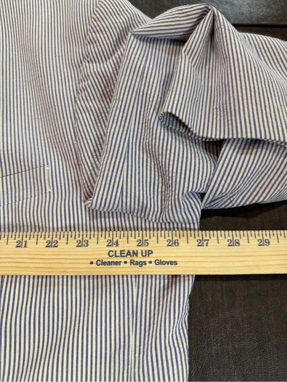 Stafford Classic Fit Seersucker Sport Men's Seersucker Blazer  Sz 52-54 - Picture 3 of 9